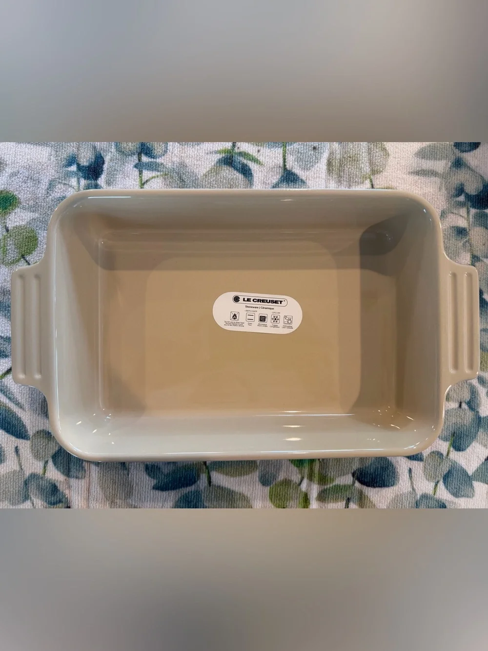 NEW Le Creuset Rectangular Baker Dish 25cm In Deep Teal Blue Green RETIRED RARE